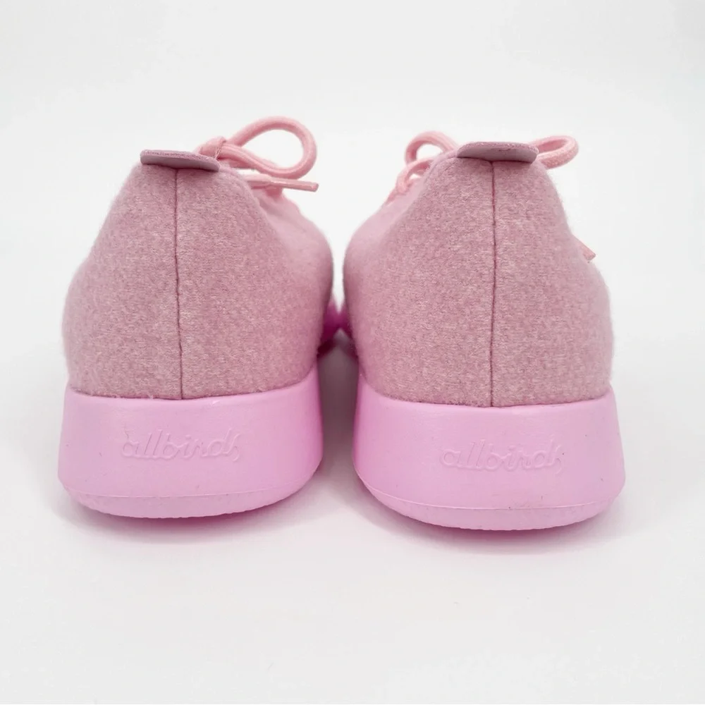 Allbirds Girls Smallbirds Wool Runner Sneakers Pink Shoes Kids - Picture 10 of 12
